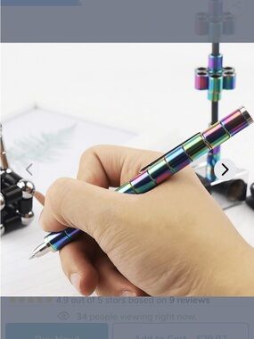 Multifunctional Magnetic Pen for Fidgeting